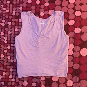 Lavender v-neck tank